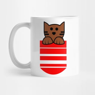 Cat in the Pocket Mug